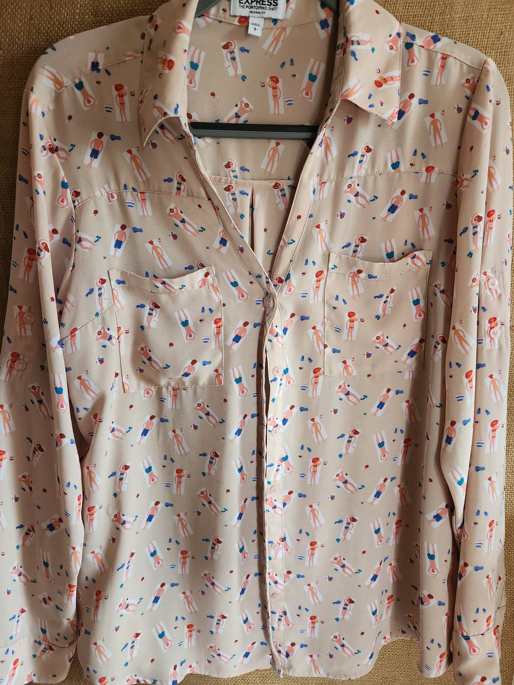 Express RARE Summer Print Blouse